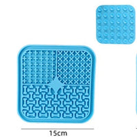 HKM-084499 Silicone Pet Licking Pad for Slow Feeding and Interactive Play, 15x15cm & 20x20cm Sizes