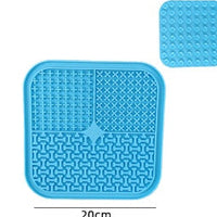 HKM-084499 Silicone Pet Licking Pad for Slow Feeding and Interactive Play, 15x15cm & 20x20cm Sizes