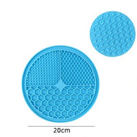 HKM-084499 Silicone Pet Licking Pad for Slow Feeding and Interactive Play, 15x15cm & 20x20cm Sizes