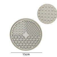 HKM-084499 Silicone Pet Licking Pad for Slow Feeding and Interactive Play, 15x15cm & 20x20cm Sizes