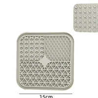 HKM-084499 Silicone Pet Licking Pad for Slow Feeding and Interactive Play, 15x15cm & 20x20cm Sizes