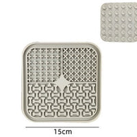 HKM-084499 Silicone Pet Licking Pad for Slow Feeding and Interactive Play, 15x15cm & 20x20cm Sizes