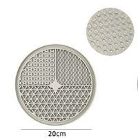 HKM-084499 Silicone Pet Licking Pad for Slow Feeding and Interactive Play, 15x15cm & 20x20cm Sizes