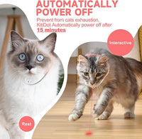HKM-562003 Wearable LED Interactive Cat Collar with Rechargeable Battery for Indoor Play