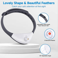HKM-562003 Wearable LED Interactive Cat Collar with Rechargeable Battery for Indoor Play