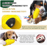 HKM-214547 Indestructible Squeaky Dog Chew Toy for Aggressive Chewers - Durable Food Grade Material for Medium Dogs