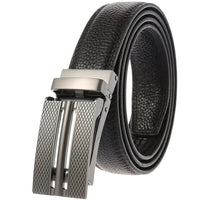 HKM-725011 Automatic Alloy Buckle Belt - Model LY33-2220-5, Fashionable Design and Durable Material