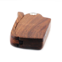 HKM-975507 Folding Comb with PU Leather Carrying Case for Hair and Beard Care