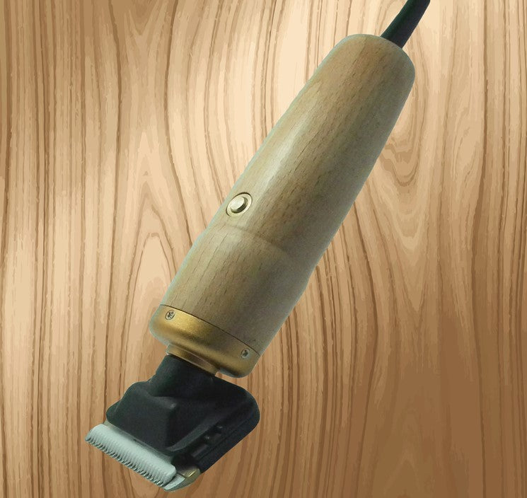 HKM-195155 Powerful Electric Pet Hair Clipper with 2.9m Cord and Durable Wooden Shell