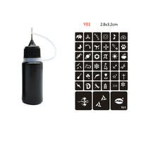 HKM-597011 Temporary Tattoo Stickers with Care Instructions for Easy Application
