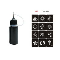 HKM-597011 Temporary Tattoo Stickers with Care Instructions for Easy Application