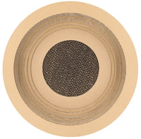 HKM-354643 Cat Scratch Board - Paper Material, 40cm Diameter, Ideal for Claw Grinding, Durable and Functional Design