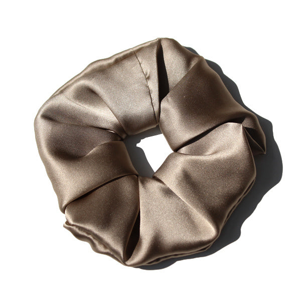 HKM-241107 Silk Large Intestine Circle Head Flower Hair Rope in Various Colors 6.0cm Wide