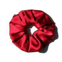 HKM-241107 Silk Large Intestine Circle Head Flower Hair Rope in Various Colors 6.0cm Wide