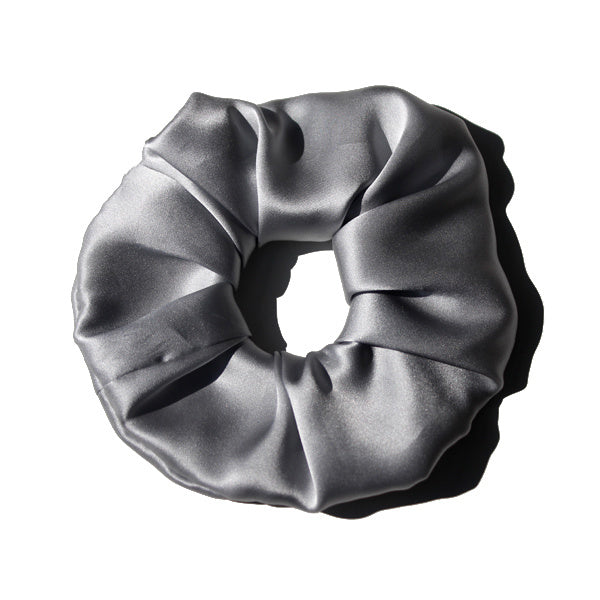 HKM-241107 Silk Large Intestine Circle Head Flower Hair Rope in Various Colors 6.0cm Wide