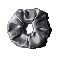 HKM-241107 Silk Large Intestine Circle Head Flower Hair Rope in Various Colors 6.0cm Wide