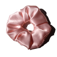 HKM-241107 Silk Large Intestine Circle Head Flower Hair Rope in Various Colors 6.0cm Wide