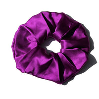 HKM-241107 Silk Large Intestine Circle Head Flower Hair Rope in Various Colors 6.0cm Wide