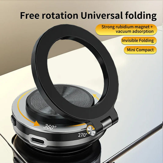 KTX-098003 Magnetic Suction Phone Holder for Easy Installation on Car Glass – Universal Compatibility for All Smartphone Models