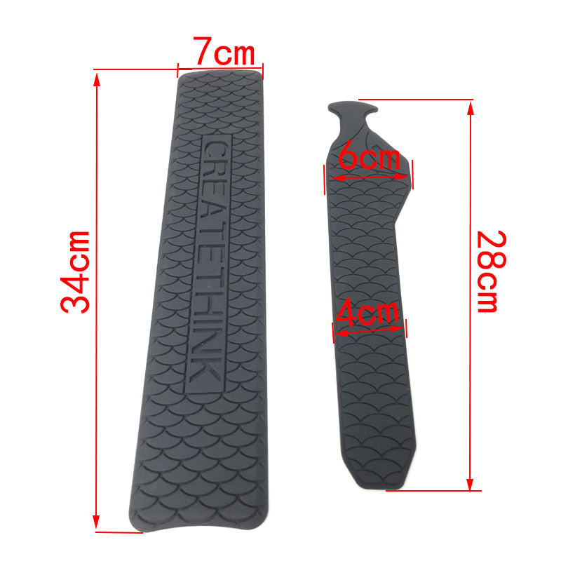 HKM-680531 Bicycle Chain and Frame Protection Silicone Sheet