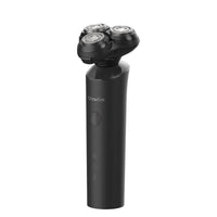 HKM-676627 Rechargeable Electric Men's Razor with 3 Rotary Blades and Waterproof Design