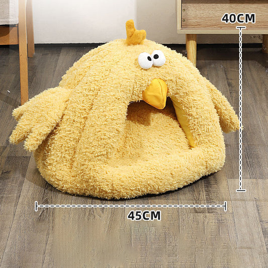 HKM-694675 Cozy Warm Cat Nest for Fall and Winter - Medium and Large Sizes Available