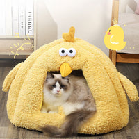HKM-694675 Cozy Warm Cat Nest for Fall and Winter - Medium and Large Sizes Available