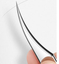 HKM-004819 Eyelash Grafting Tool Set with Stainless Steel Clips - 3-Piece Combination of Peacock, Dolphin & Gold Feather Clips