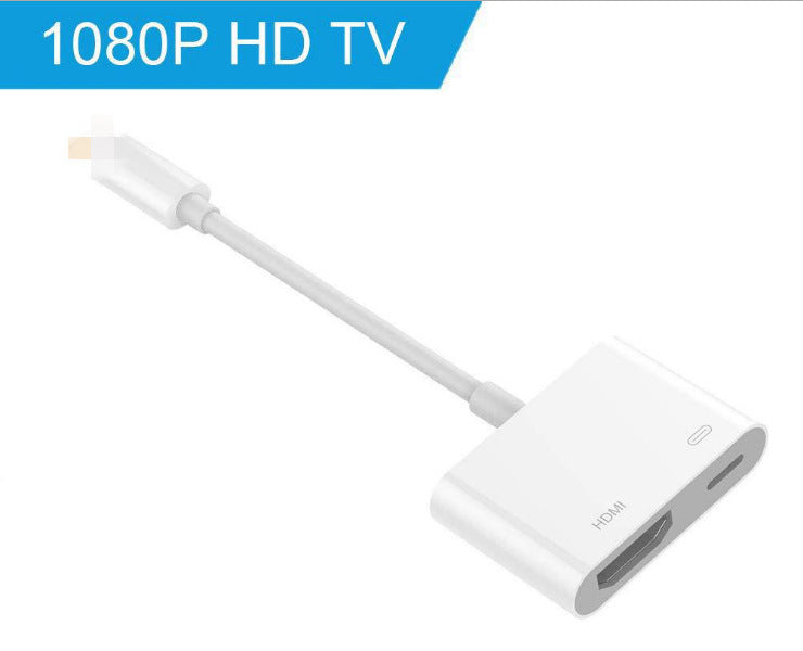 KTX-688915 iPhone Lightning to HDMI Adapter Cable for HD TV and Projector, 1080p Resolution, 0.15m Length