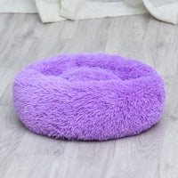 HKM-249427 Washable Round Plush Pet Bed in Various Sizes for Ultimate Comfort and Support
