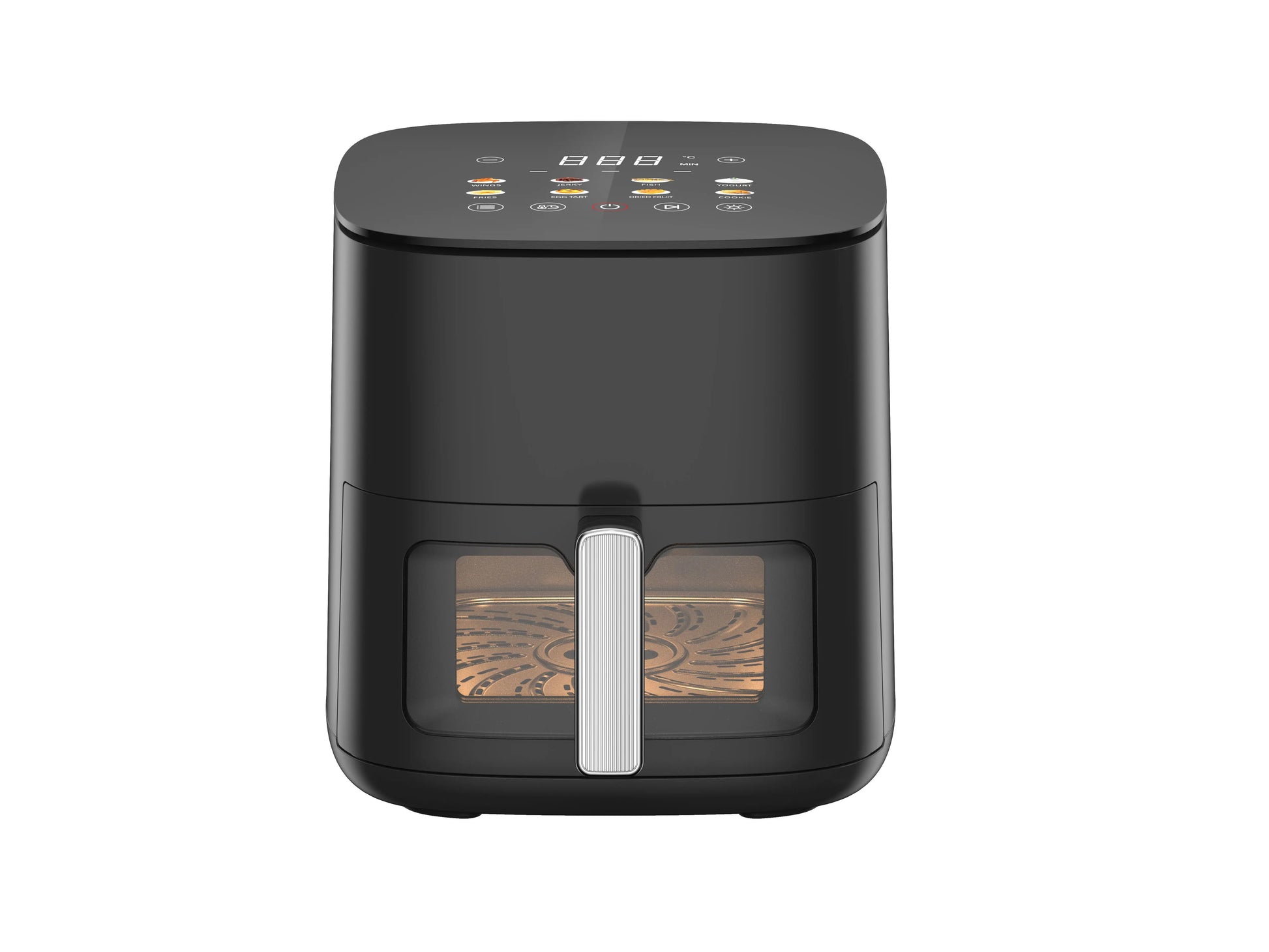 KTX-189075 Smart Digital Air Fryer with LED Display - Available in 3 Sizes (3L/5L/7L) and Transparent Window