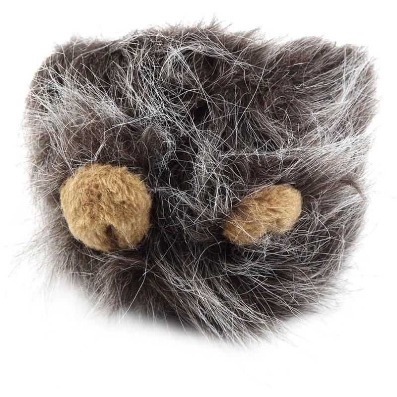 HKM-108691 Pet Lion Mane Costume Hat for Small Dogs and Cats - Fun Halloween and Festival Accessory