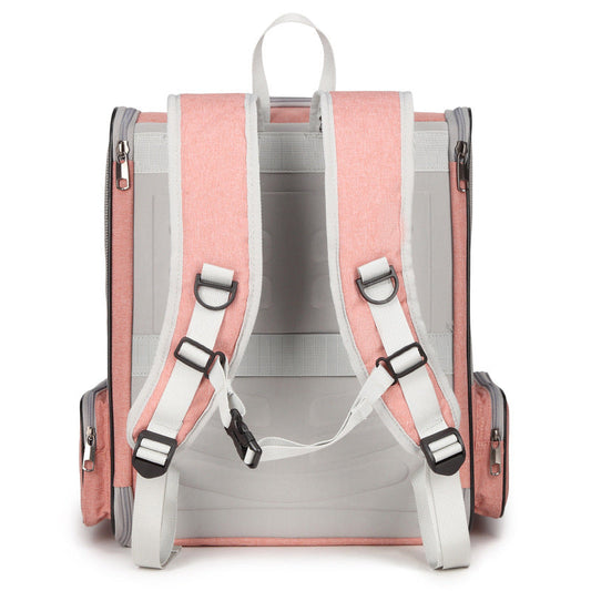 JMT-759754 Breathable Portable Cat Carrier Bag - Foldable Design for Easy Travel