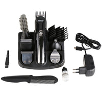 HKM-574867 Kemei KM-600 Wireless Hair Razor with Multiple Attachments and Accessories