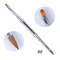 HKM-082771 Dual-Ended Nail Art Pen for Flower Designs with Diamond Inlay