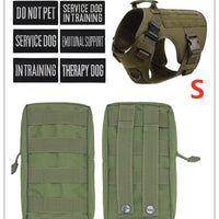 HKM-180115 Adjustable Tactical Dog Harness for German Shepherds - Durable and Comfortable Pet Gear