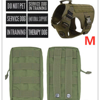 HKM-180115 Adjustable Tactical Dog Harness for German Shepherds - Durable and Comfortable Pet Gear