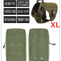 HKM-180115 Adjustable Tactical Dog Harness for German Shepherds - Durable and Comfortable Pet Gear