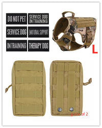 HKM-180115 Adjustable Tactical Dog Harness for German Shepherds - Durable and Comfortable Pet Gear