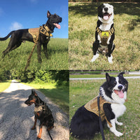 HKM-180115 Adjustable Tactical Dog Harness for German Shepherds - Durable and Comfortable Pet Gear