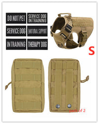 HKM-180115 Adjustable Tactical Dog Harness for German Shepherds - Durable and Comfortable Pet Gear