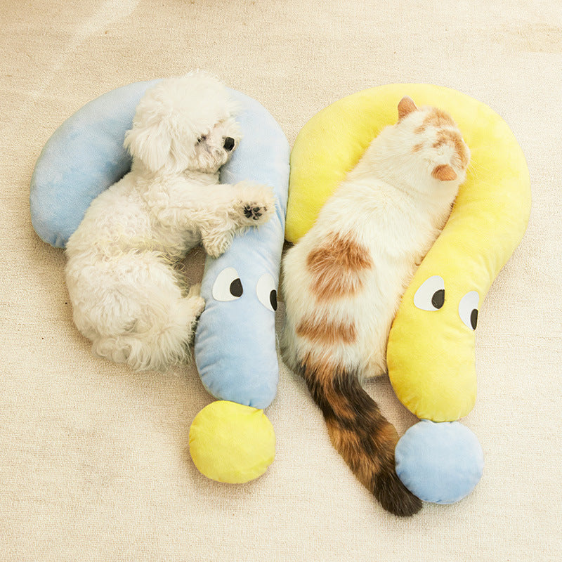 HKM-091859 Universal Dog and Cat Pillow - All-Season Pet Sleeping Cushion, Summer Kennel Pad, 62x39cm