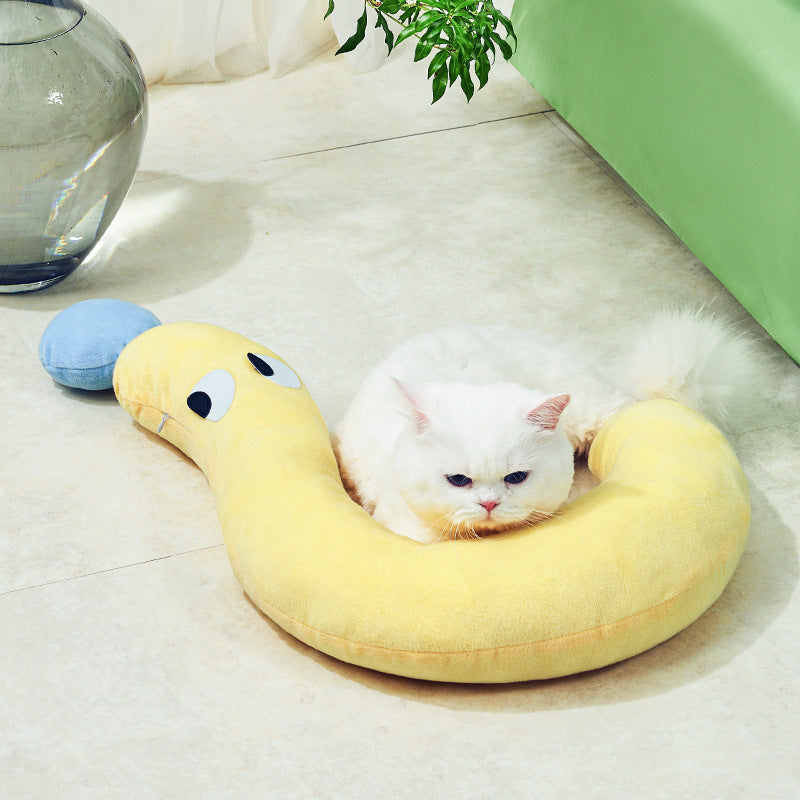 HKM-091859 Universal Dog and Cat Pillow - All-Season Pet Sleeping Cushion, Summer Kennel Pad, 62x39cm