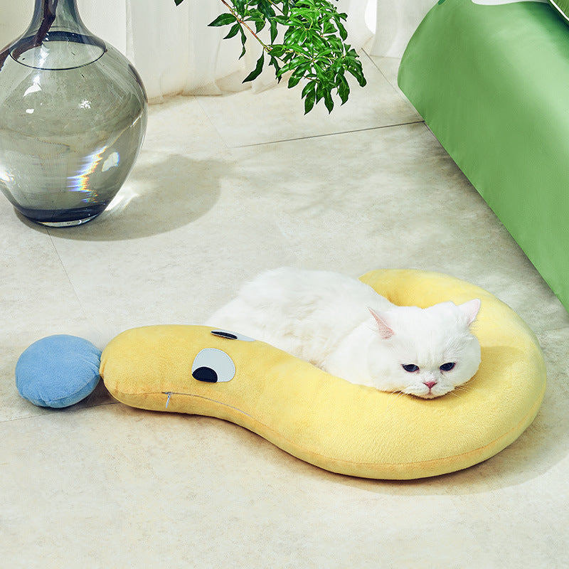 HKM-091859 Universal Dog and Cat Pillow - All-Season Pet Sleeping Cushion, Summer Kennel Pad, 62x39cm