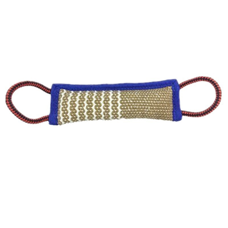HKM-403411 Blue Edge Dog Training Bite Stick - Durable Linen, Available in 30 cm and 50 cm Sizes