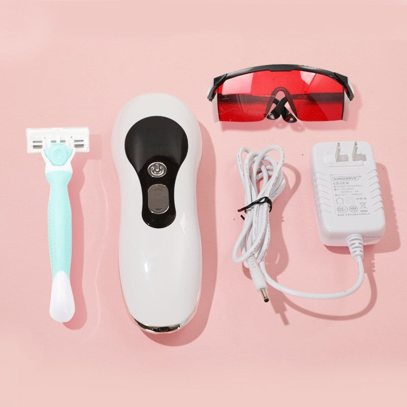 HKM-737555 Electric Laser Underarm Shaver for Whole Body Hair Removal, ABS Material, AC Power Supply