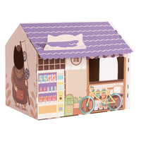 HKM-294547 Cat House Nest Scratcher - Ice-Style Modeling House with Spacious Design for Cats