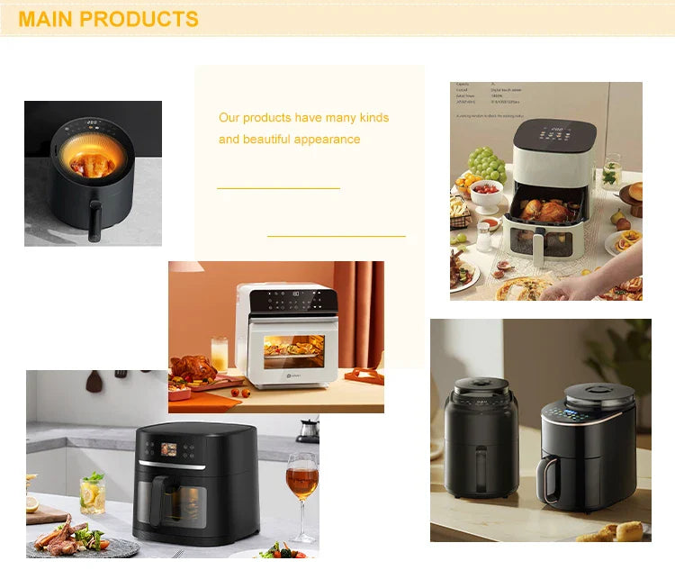 KTX-286227 Electric Air Fryer 11L - Oil-Free Cooking Appliance for Smart Homes