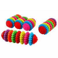 HKM-467795 Colorful Seven-Ring Pet Toy for Dog Dental Care and Agility Training