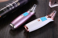 HKM-590035 Pore Vacuum Cleaner with Display - Blackhead Removal Device in Ivory White and Rose Gold